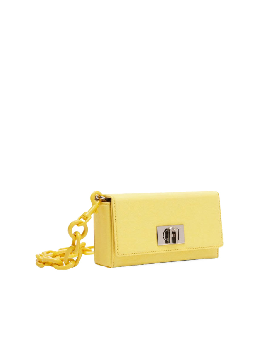 Furla Bloombag Mini Shoulder Bag — Yellow
