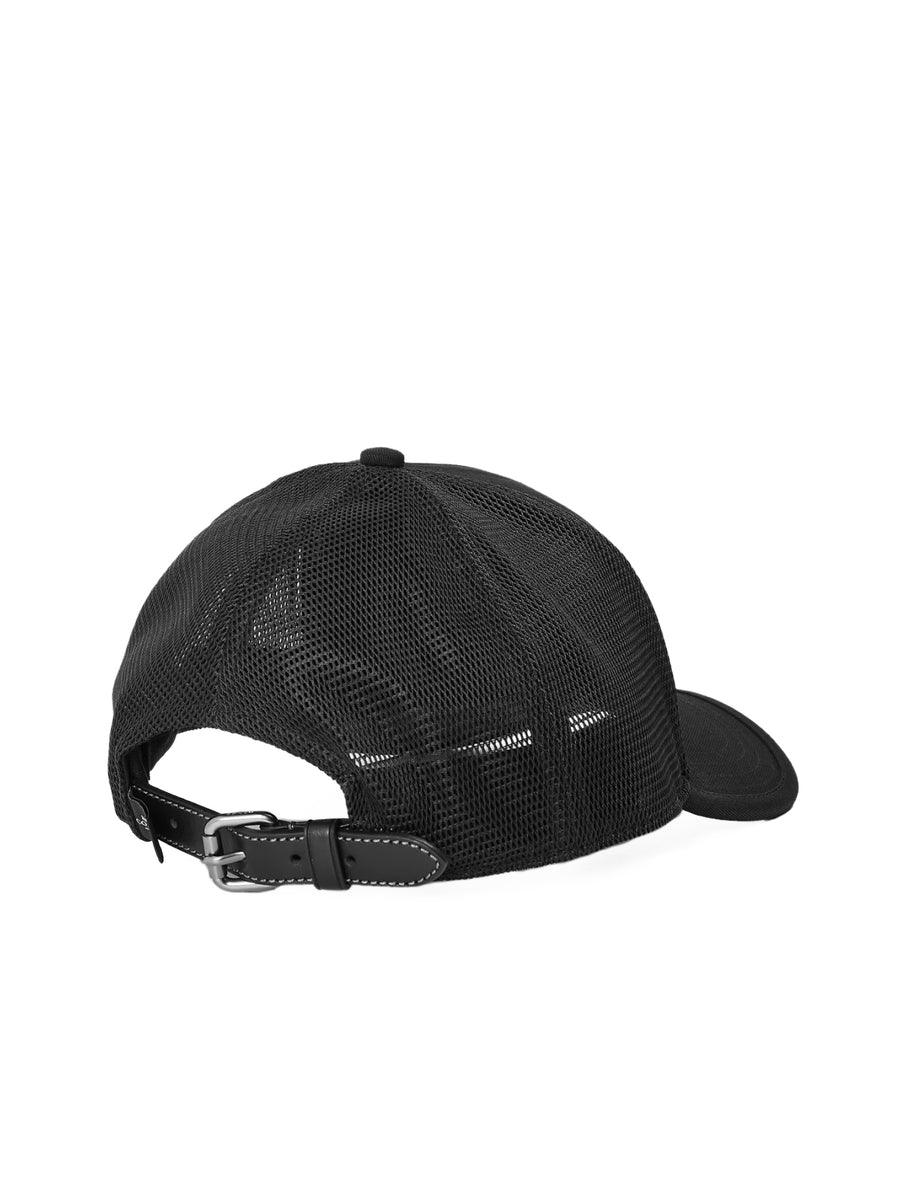 Coach CU355BLK Embroidered Logo Baseball Cap — Black