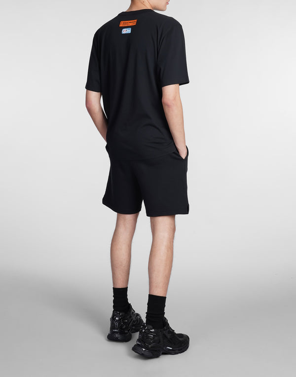 Heron Preston Recycled Cotton Logo T-Shirt — Black