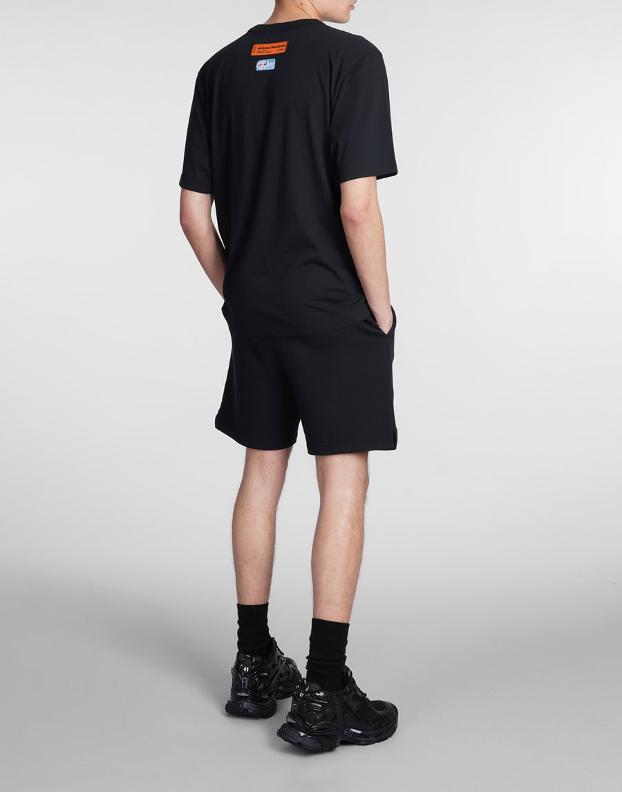 Heron Preston Recycled Cotton Logo T-Shirt — Black