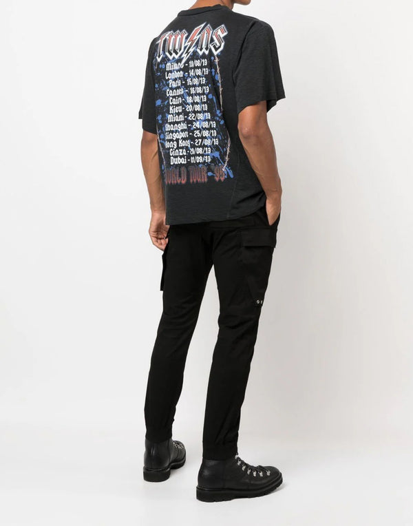 Dsquared2 Logo-Printed T-Shirt — Grey