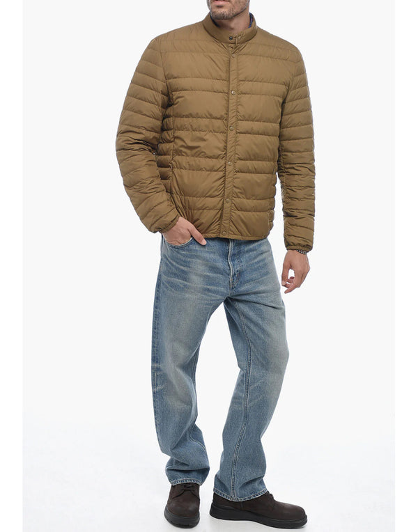 Woolrich Light Quilted Down Down Jacket — Brown