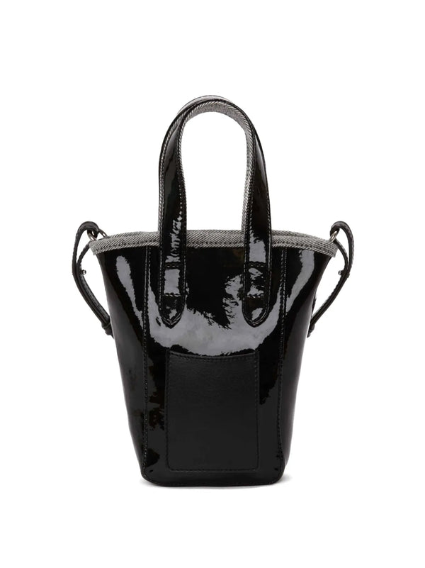JW Anderson Belt Anchor Logo Mini Bag — Black