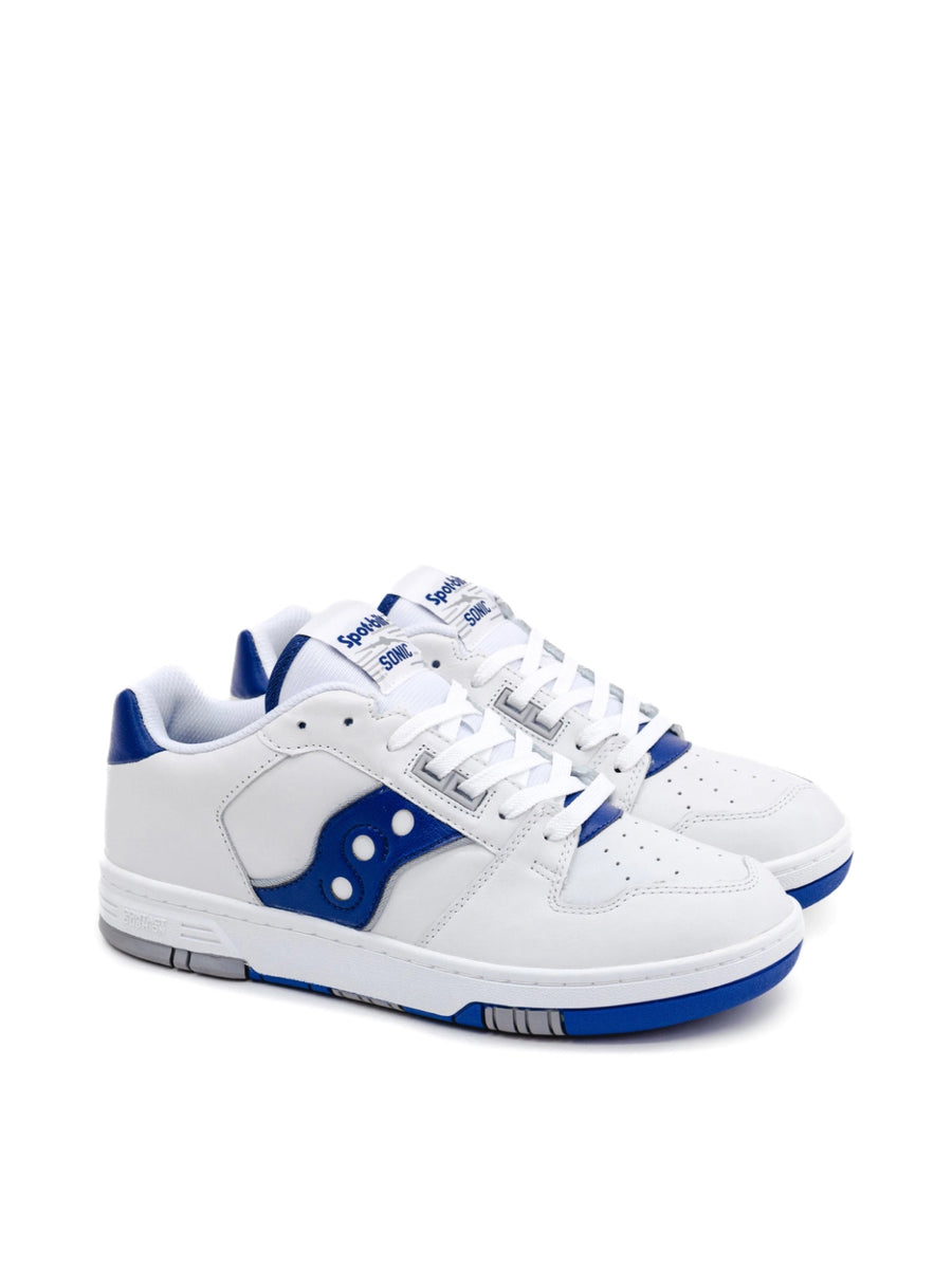 Saucony Leather & Rubber Sneakers — White