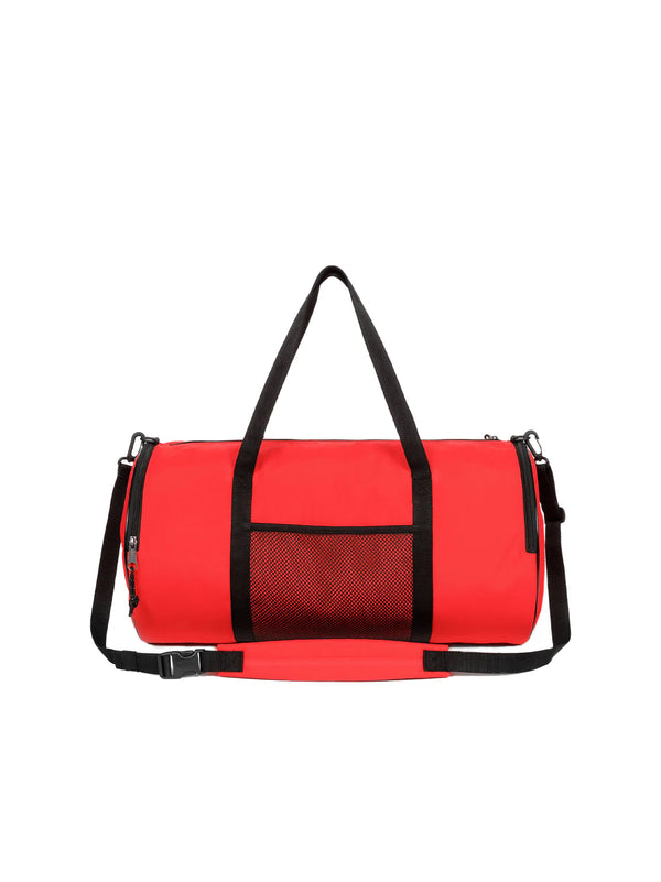 Eastpak Logo Patch Duffel Bag — Red