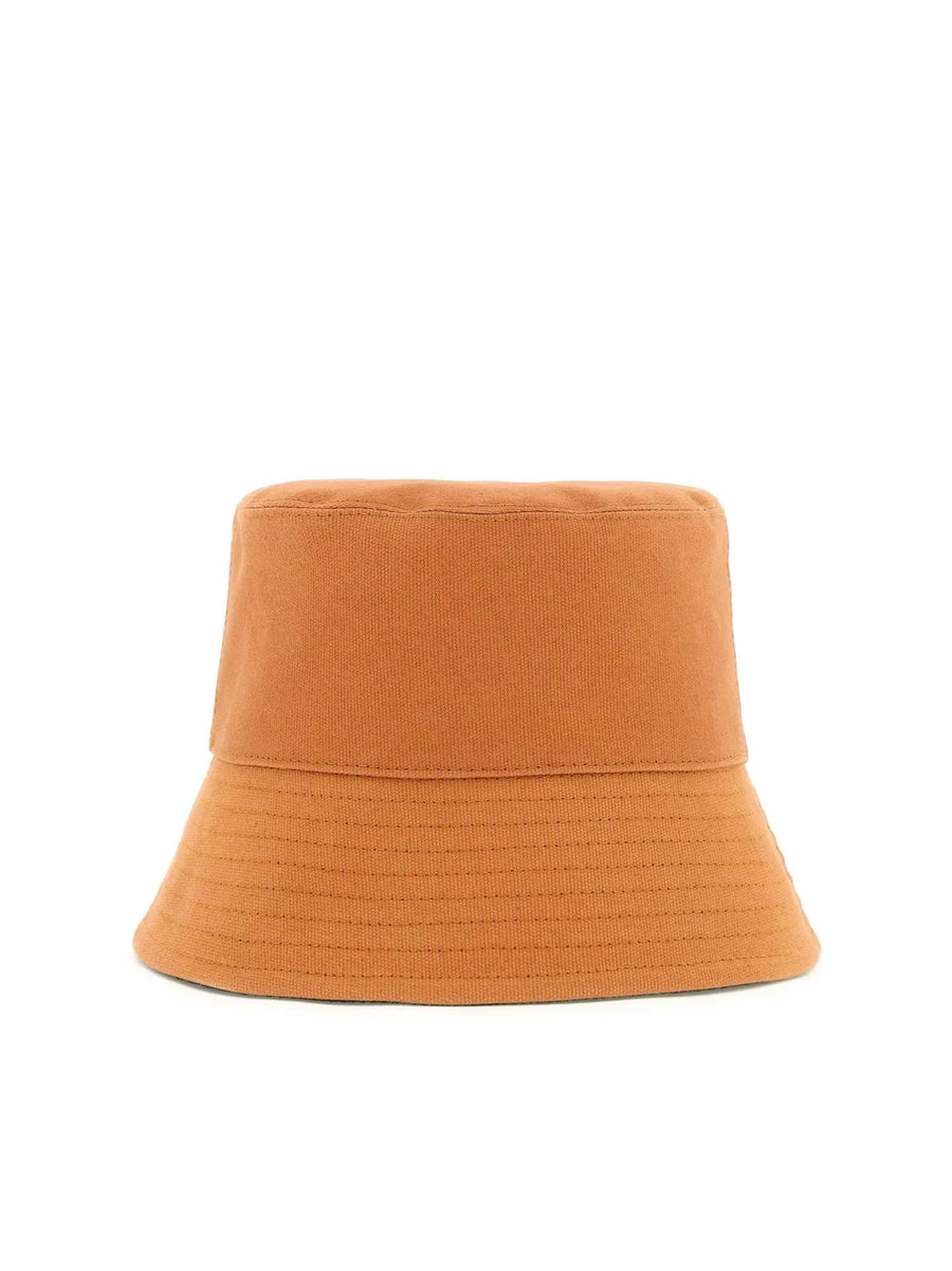 Stella McCartney 900453WP01132312 Eco Cotton Logo Bucket Hat — Brown