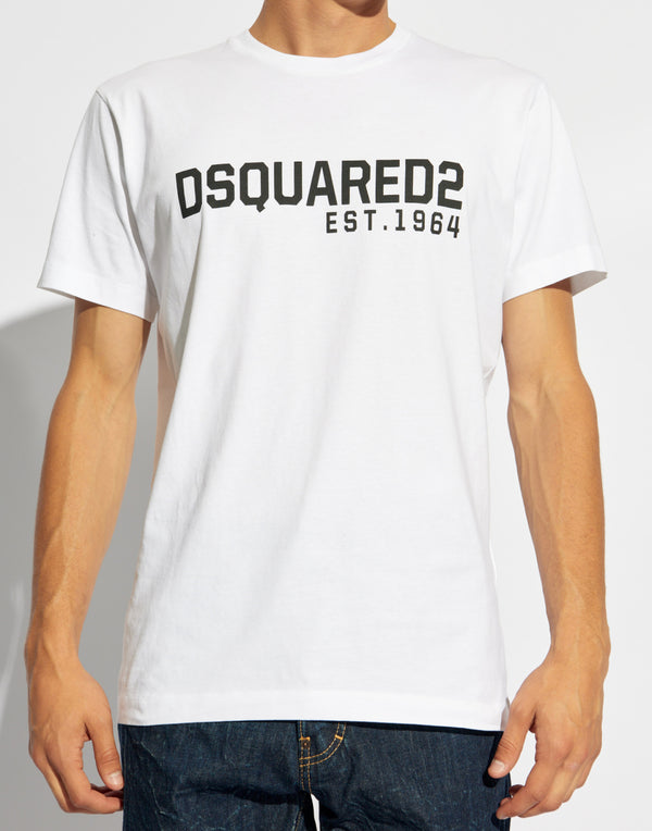 Dsquared2 Logo-Printed T-Shirt — White