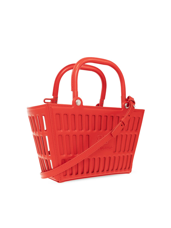 Balenciaga Mag Tote Bag — Red