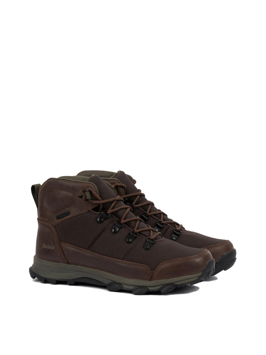 Barbour Malvern Hiker Boots — Brown