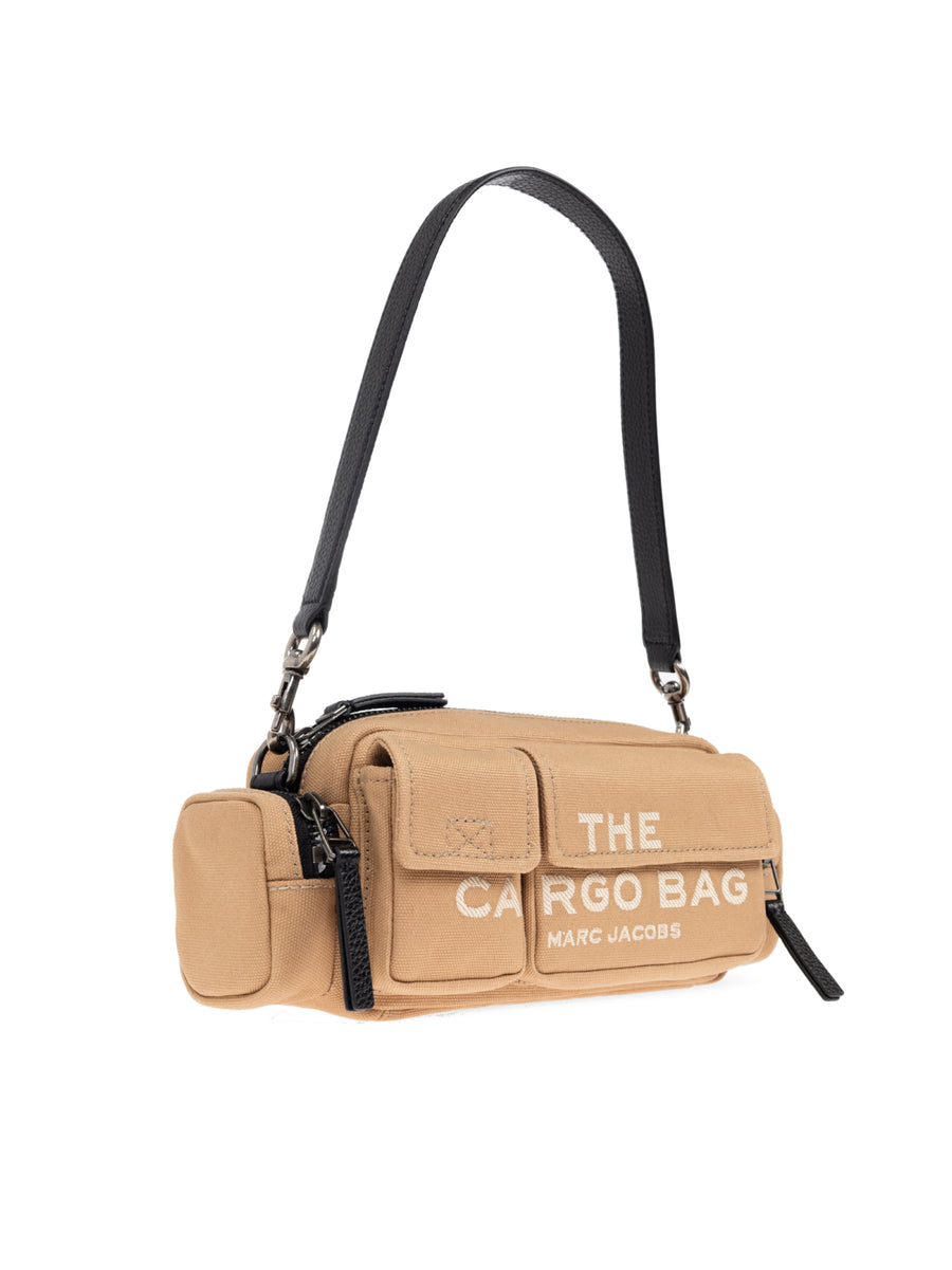 Marc Jacobs Logo-Embroidered Shoulder Bag — Camel