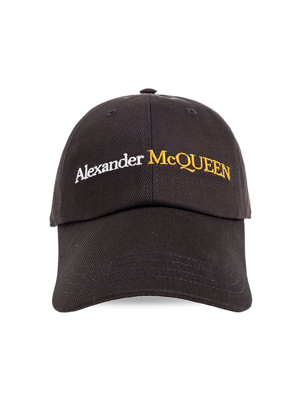 Alexander McQueen 7820624105Q1080 Baseball Cap — Black