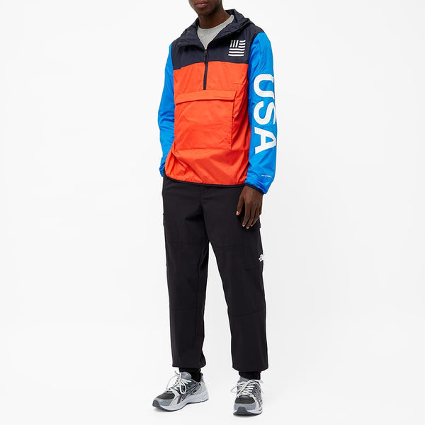 The North Face Packable Nylon Anorak Jacket — Multicolor