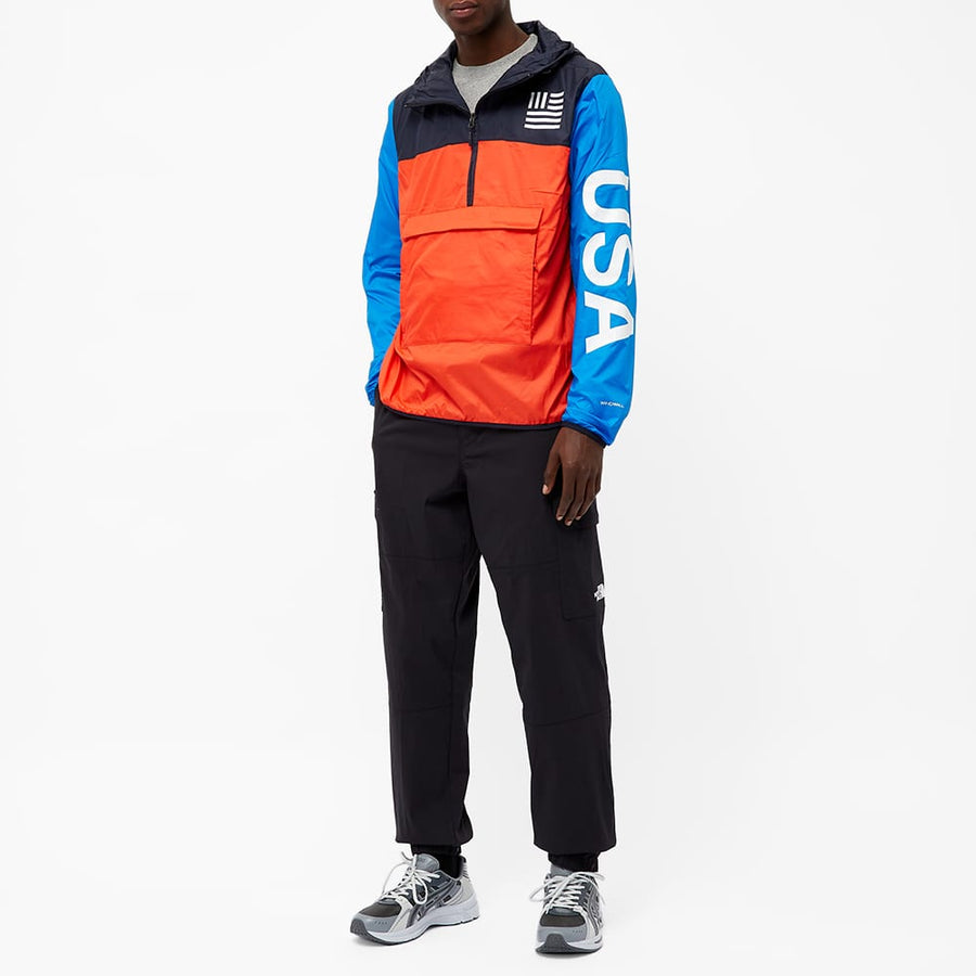 The North Face Packable Nylon Anorak Jacket — Multicolor