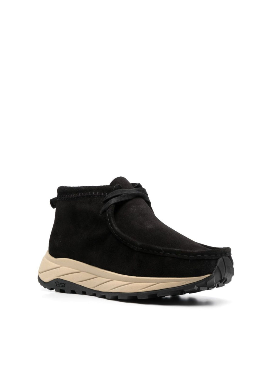 Clarks Wallabee Eden Desert Boot — Black