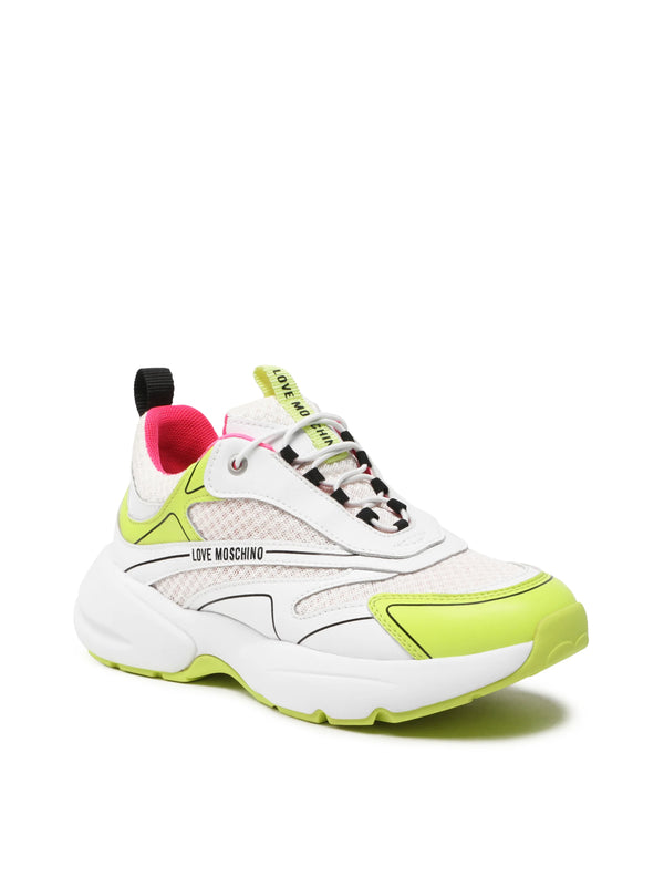 Moschino Sporty Mix Sneakers — White