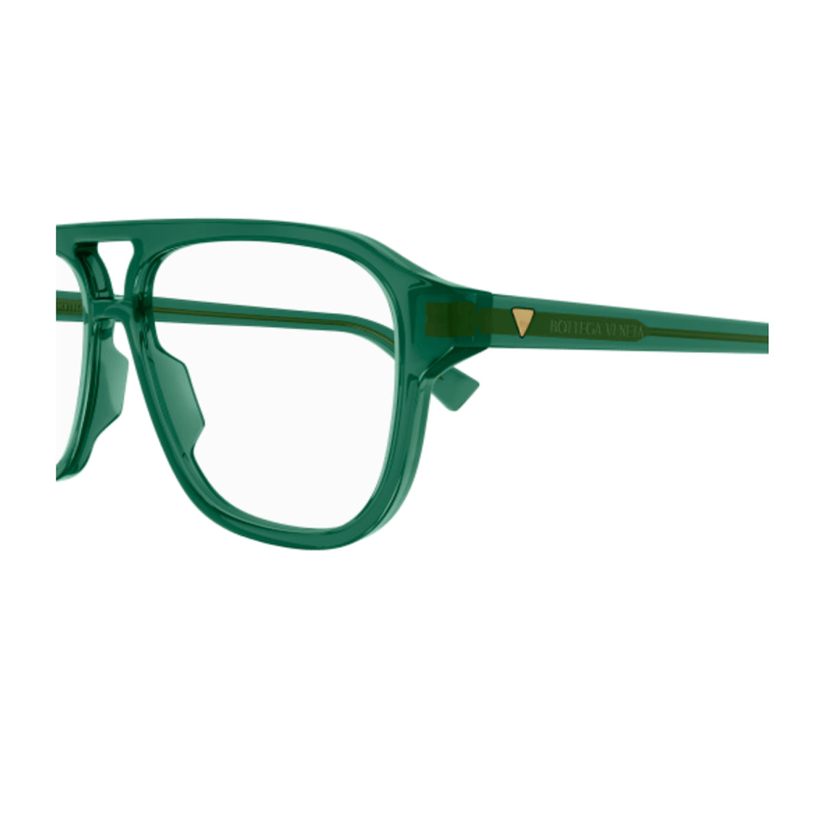 Bottega Veneta BV1294O Linea New Classic 003 Green Trasparent Verde Acetate Occhiali Da Vista