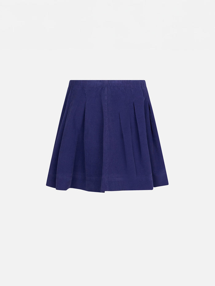 Girl Purple Corduroy Skirt Pink