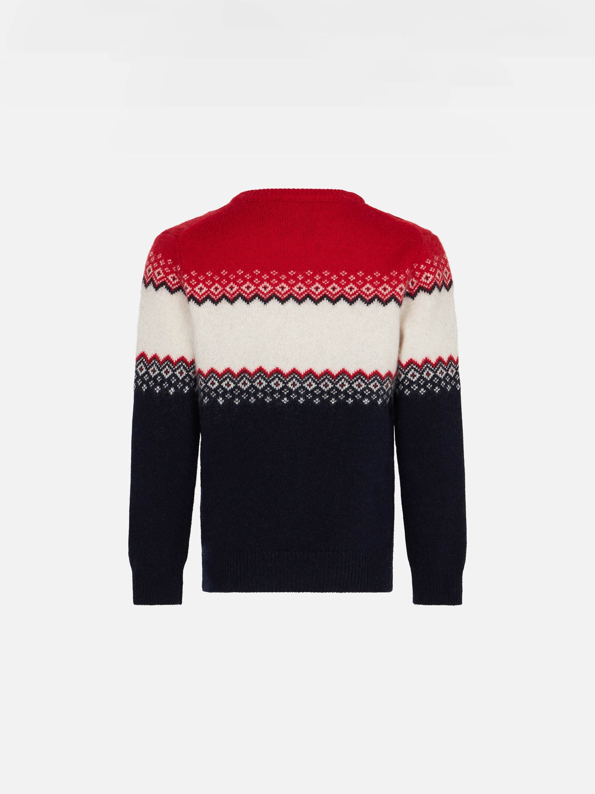 Boy Sweater With Cortina Lettering Blue