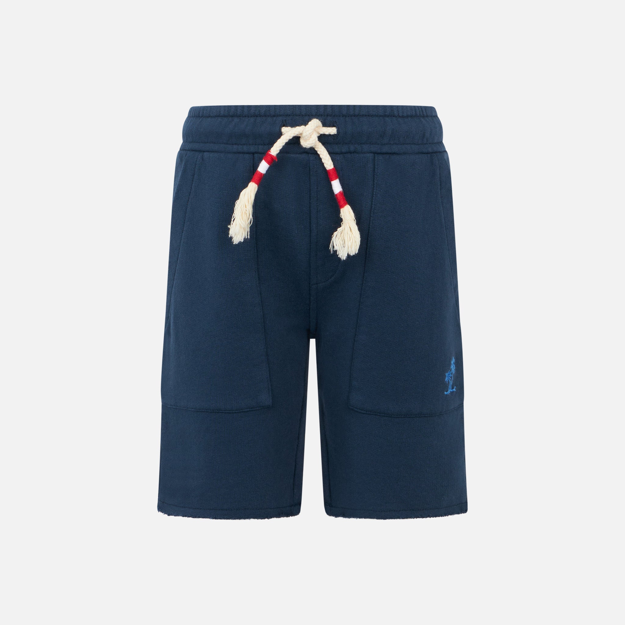 Boy Cotton Navy Blue Bermuda Short Pant