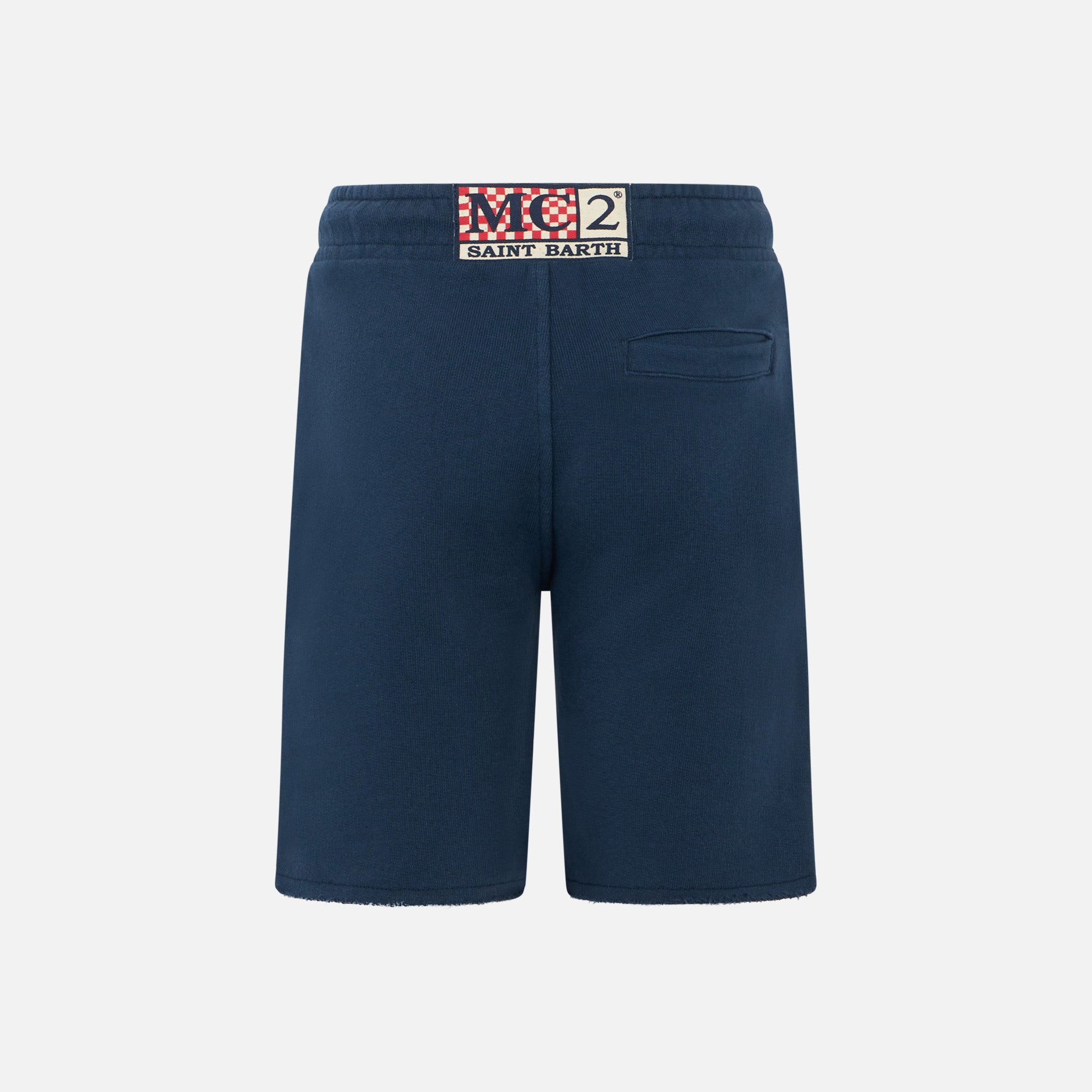 Boy Cotton Navy Blue Bermuda Short Pant