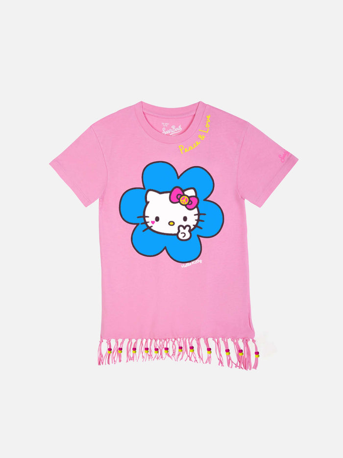 Girl Abbey Dress With Fringes And Turtle Print | Hello Kitty Special Edition __single__