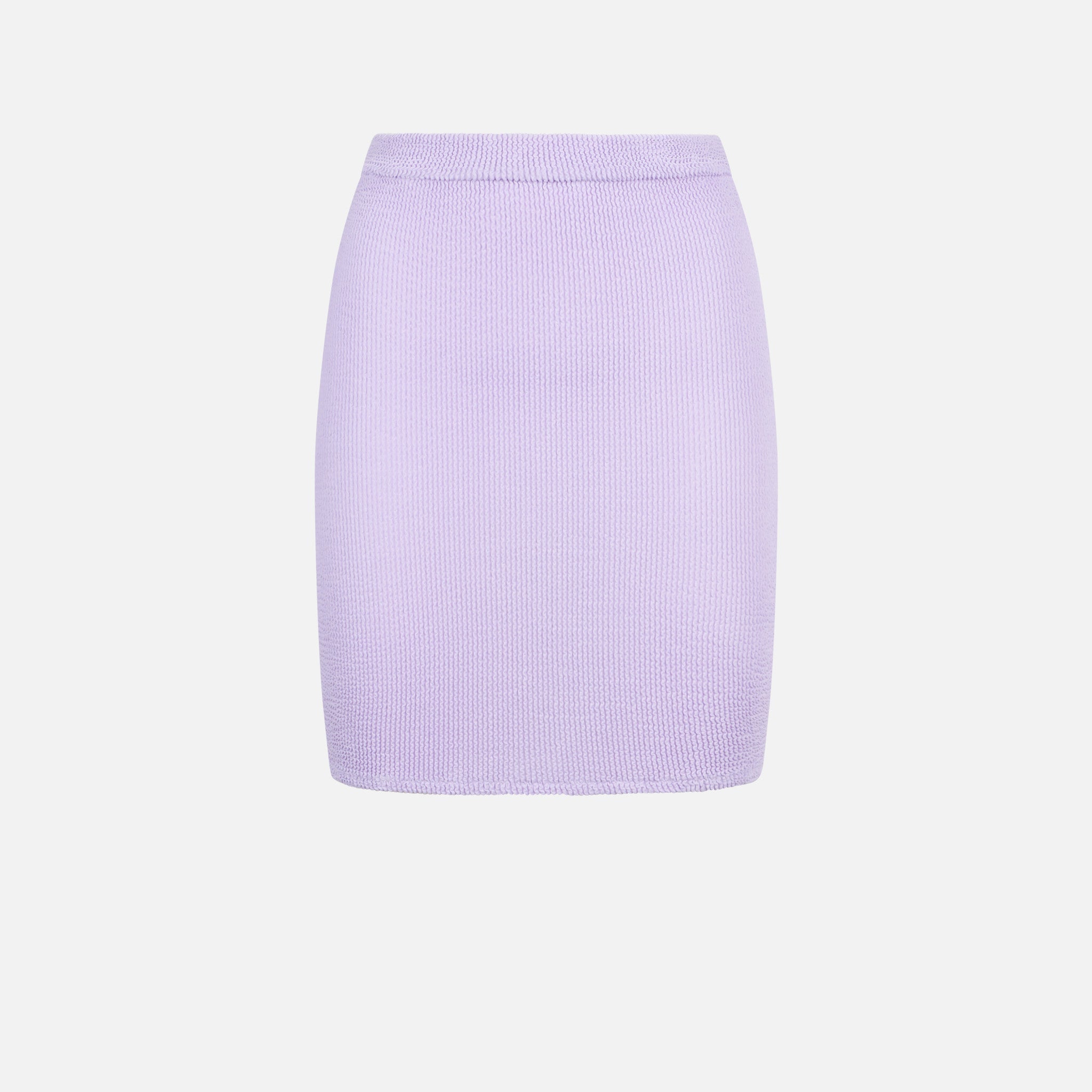 Destiny Lilac Crinkle Mini Skirt Pink