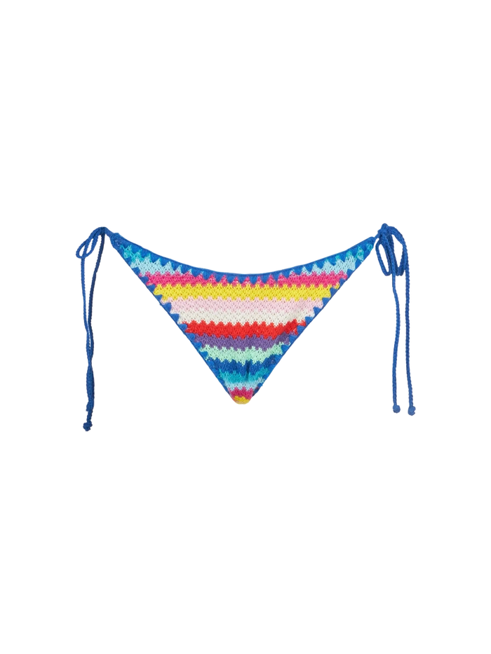 Multicolor Crochet Marielle Swim Briefs Bottom