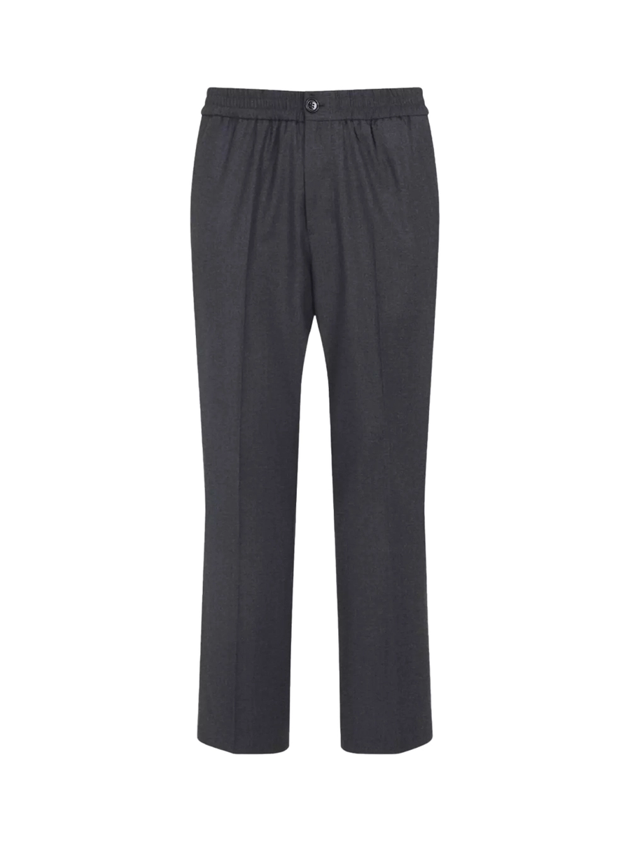 Ami Elasticated Pants Anthracite Men >> Rtw Trousers