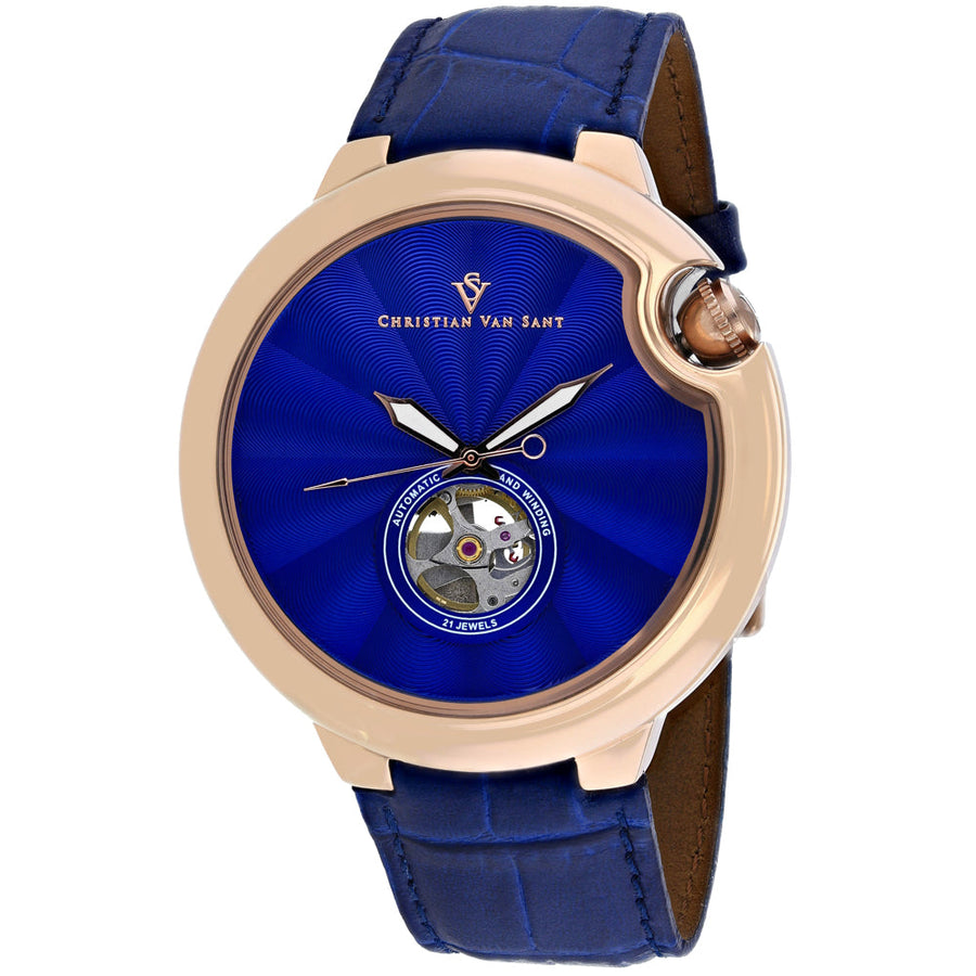 Christian Van Sant Mens Cyclone Automatic Blue
