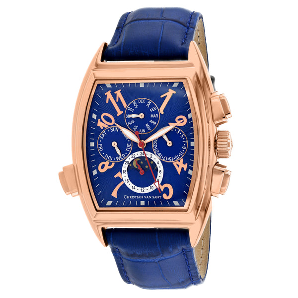 Christian Van Sant Stainless steel case watch in blue
