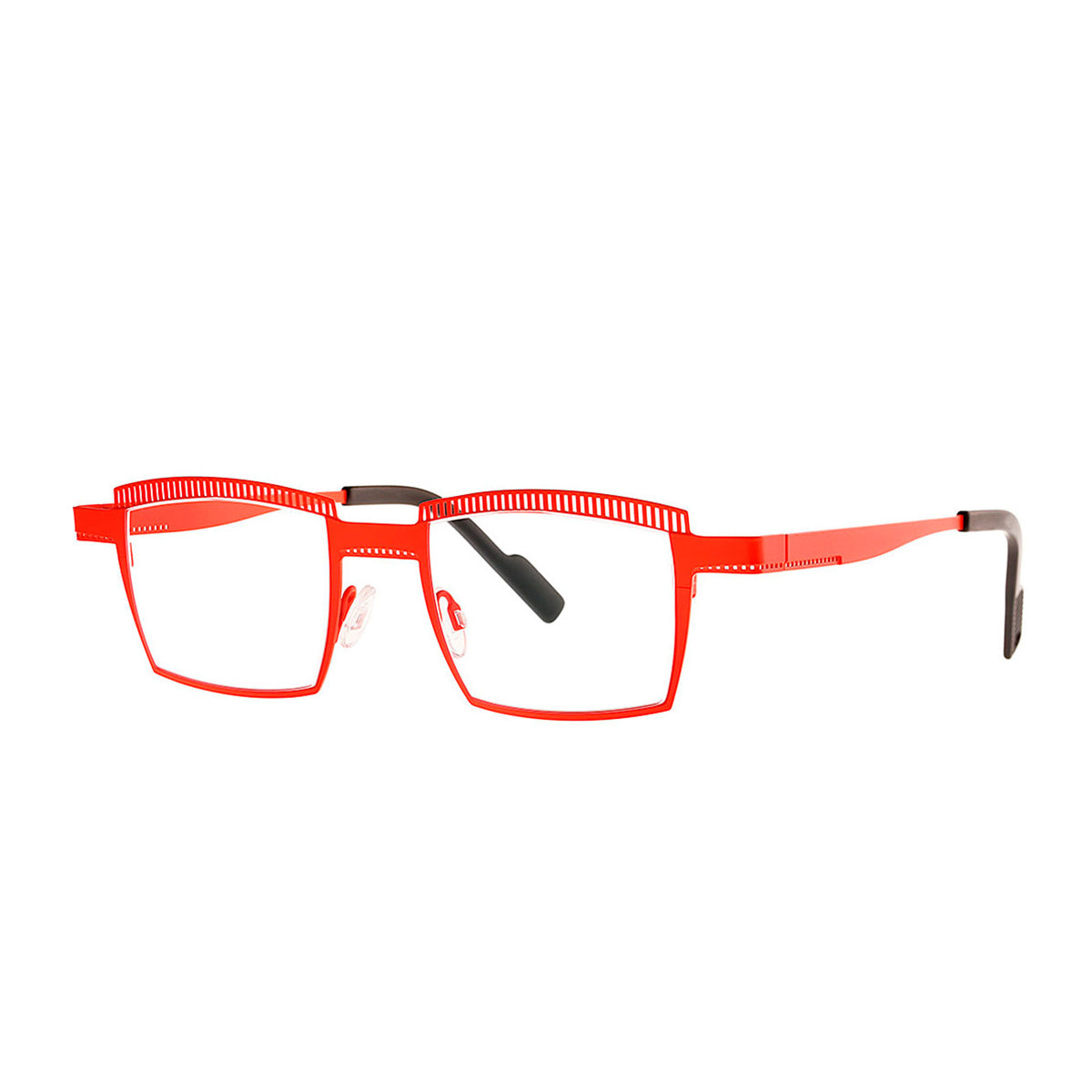 Theo Eyewear Crayon 305 Fluo Red Rosso Titanium Occhiali Da Vista