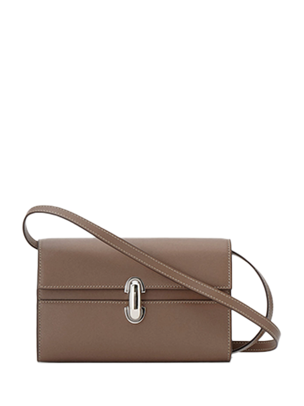 Savette Symmetry Mini Bag Leather Taupe Women >> Accessories