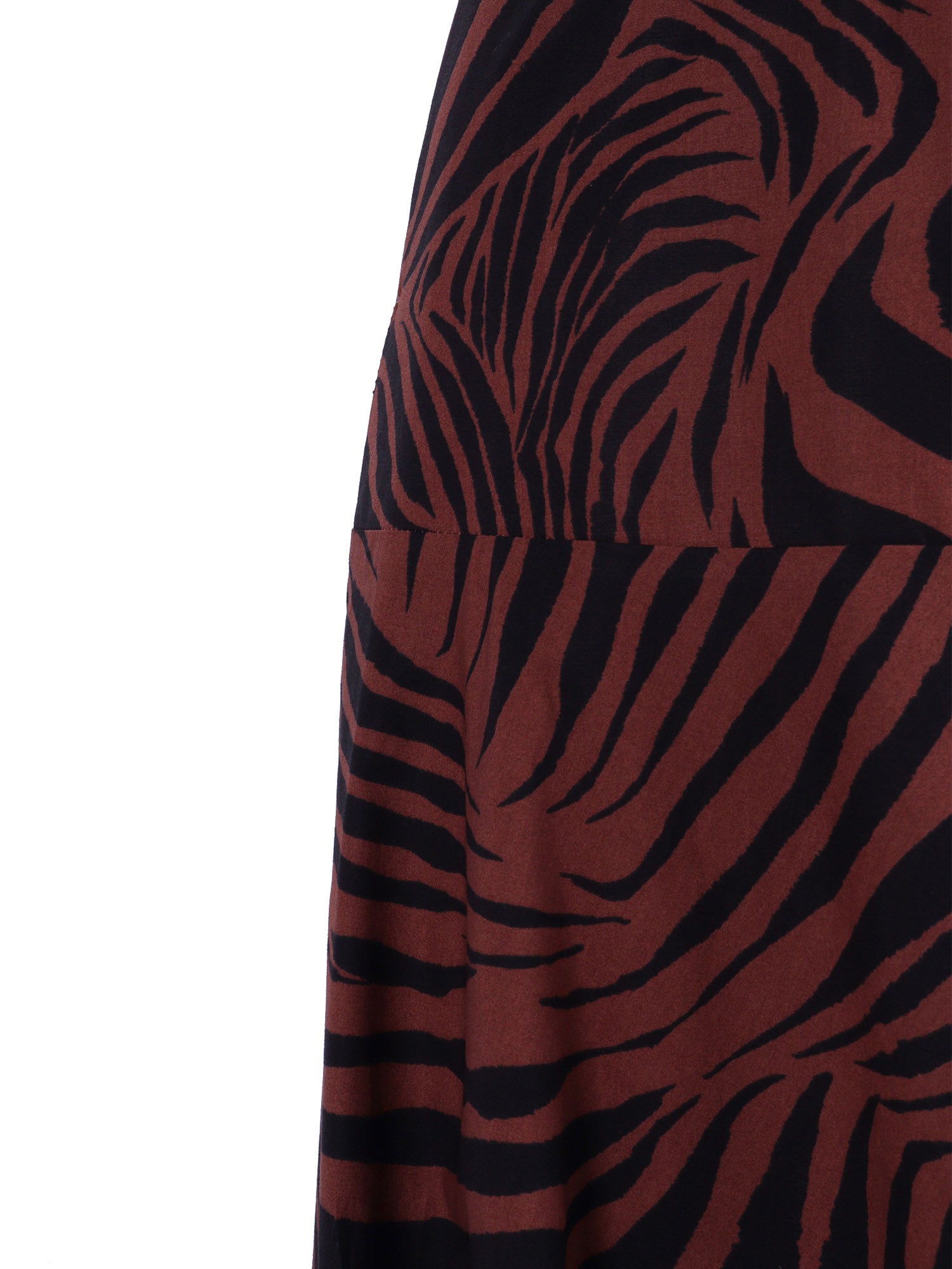 DRESS Brown Cotton Midi