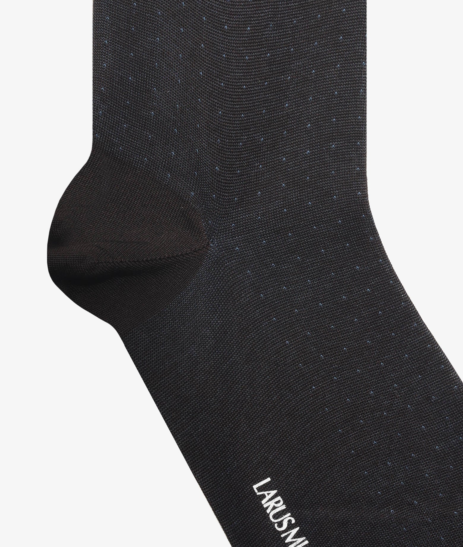 Cotton Socks With Micro Pattern Brown