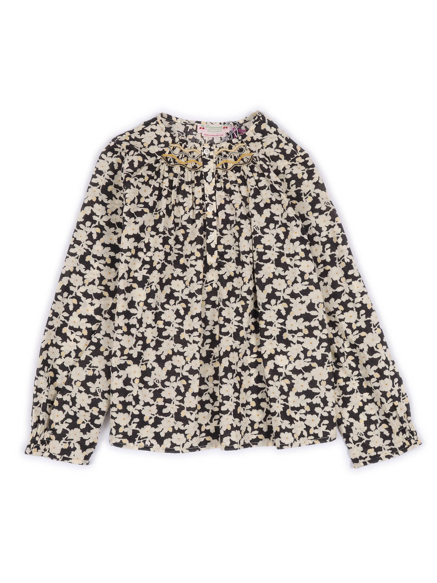 Biancarosa Blouse Black Organic Cotton