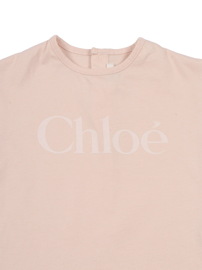 T-SHIRT Pink Cotton Short Sleeves