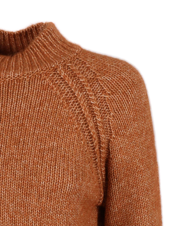 Terry Sweater Orange Crewneck