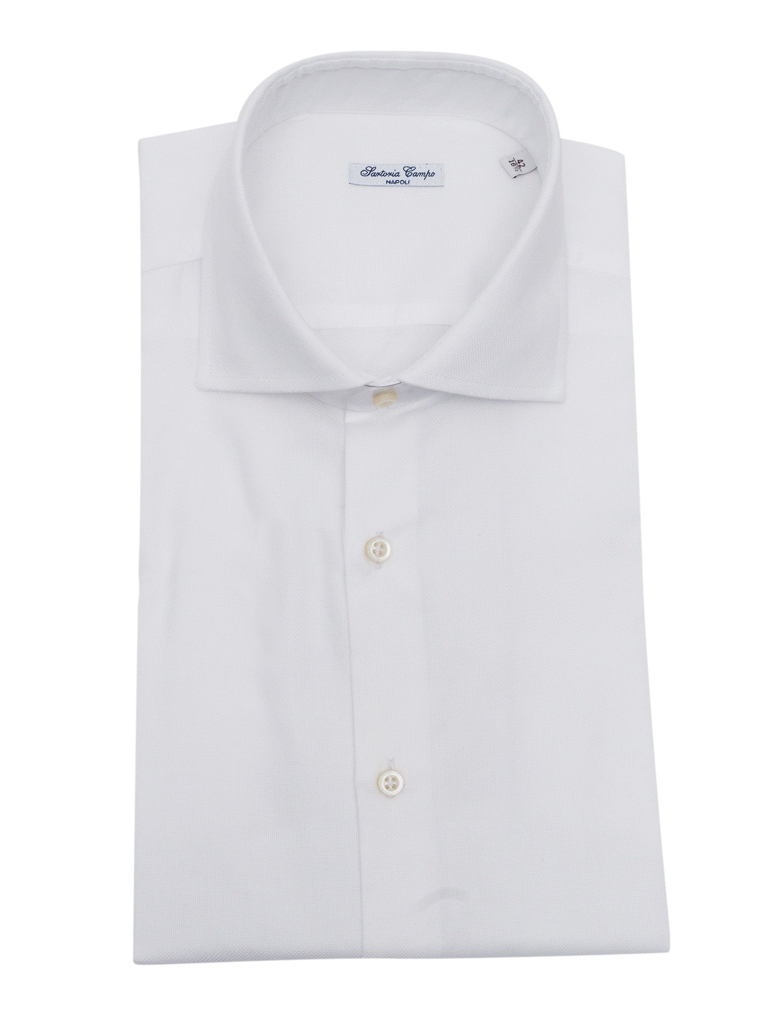 Mens Shirt White Cotton