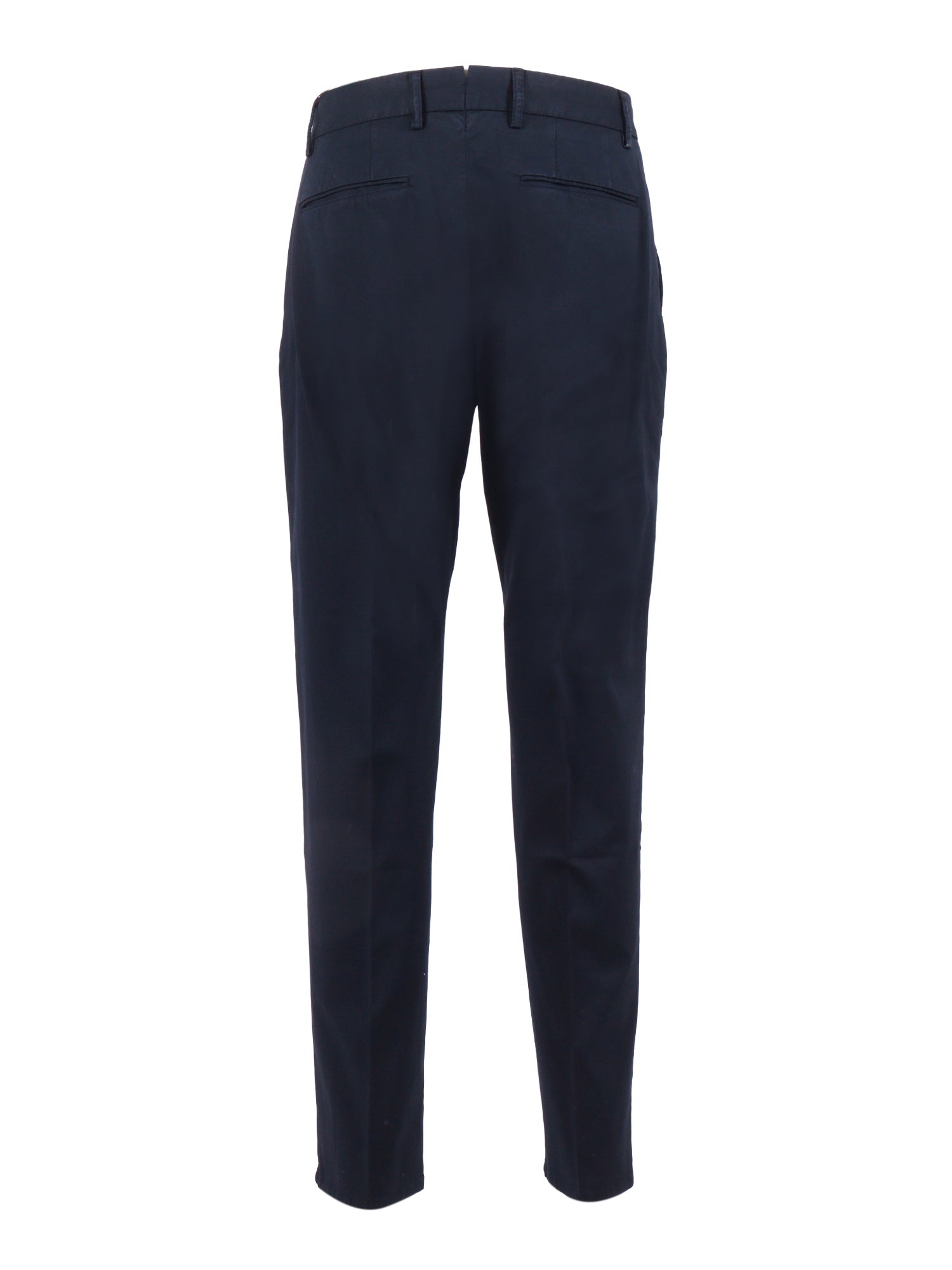 THEO PANTS Blue Cotton Elastane