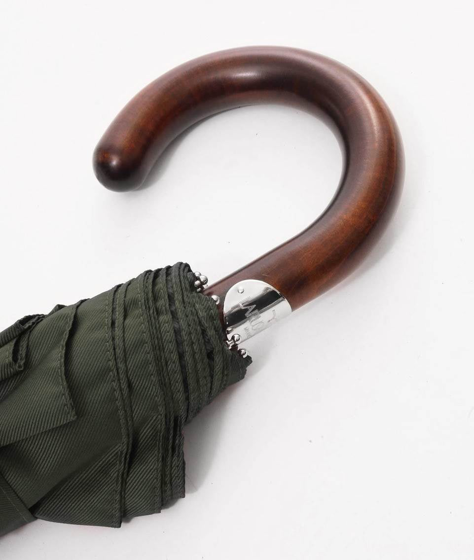 Folding Umbrella Darkred Maple Handle