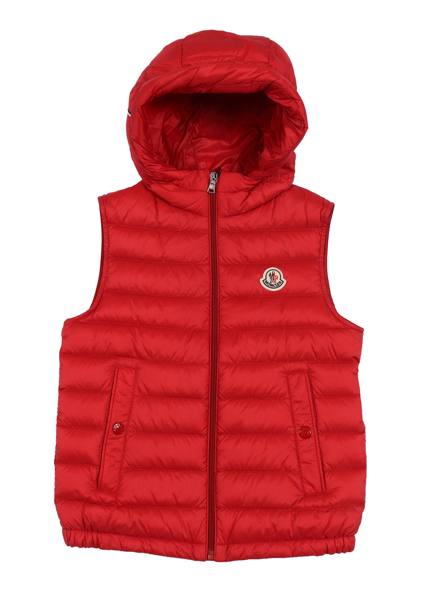 UZAY VEST Red Sleeveless Puffer