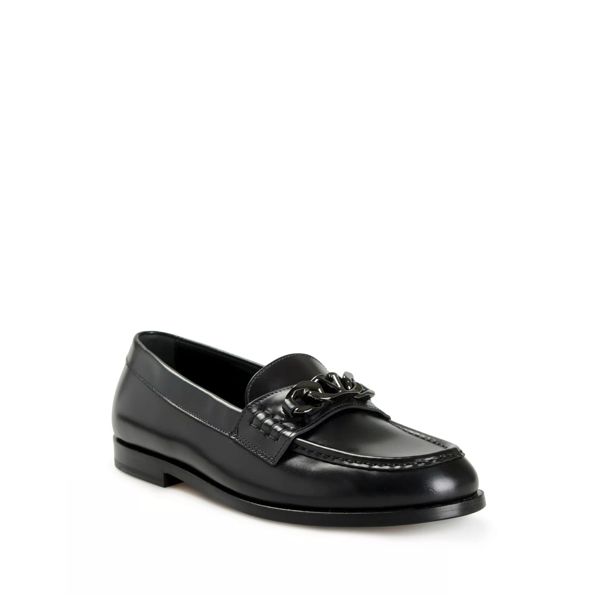 Garavani Leather Loafers Black