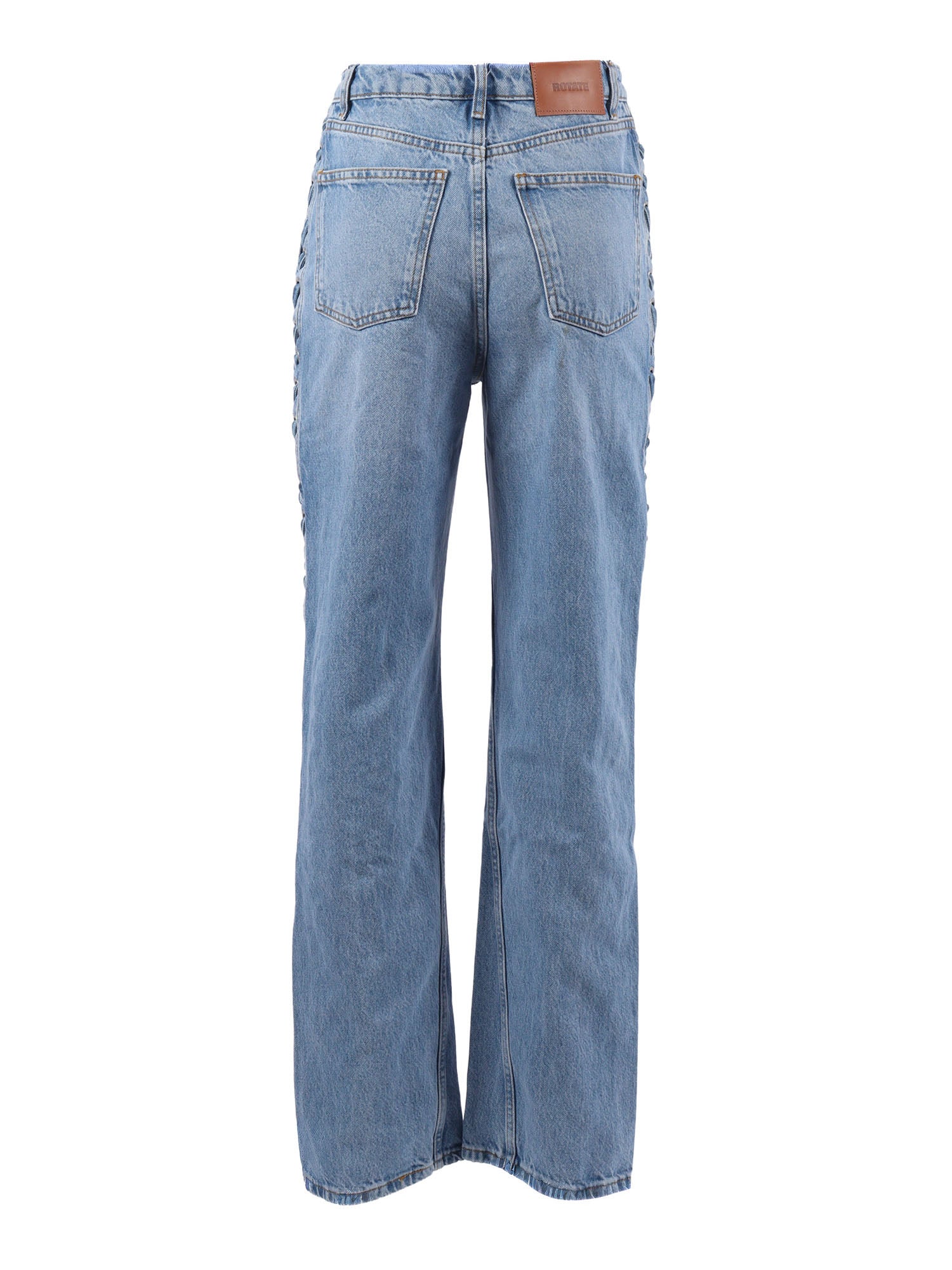 Totama lacing pants Blue Cotton (organic)