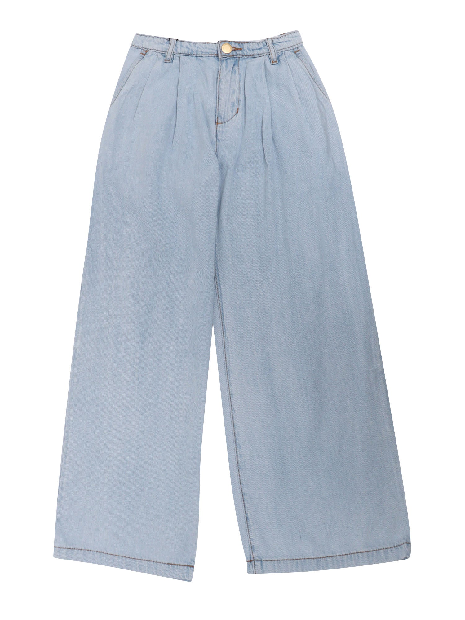Aeisha Woven pants Light Blue Viscose Cotton