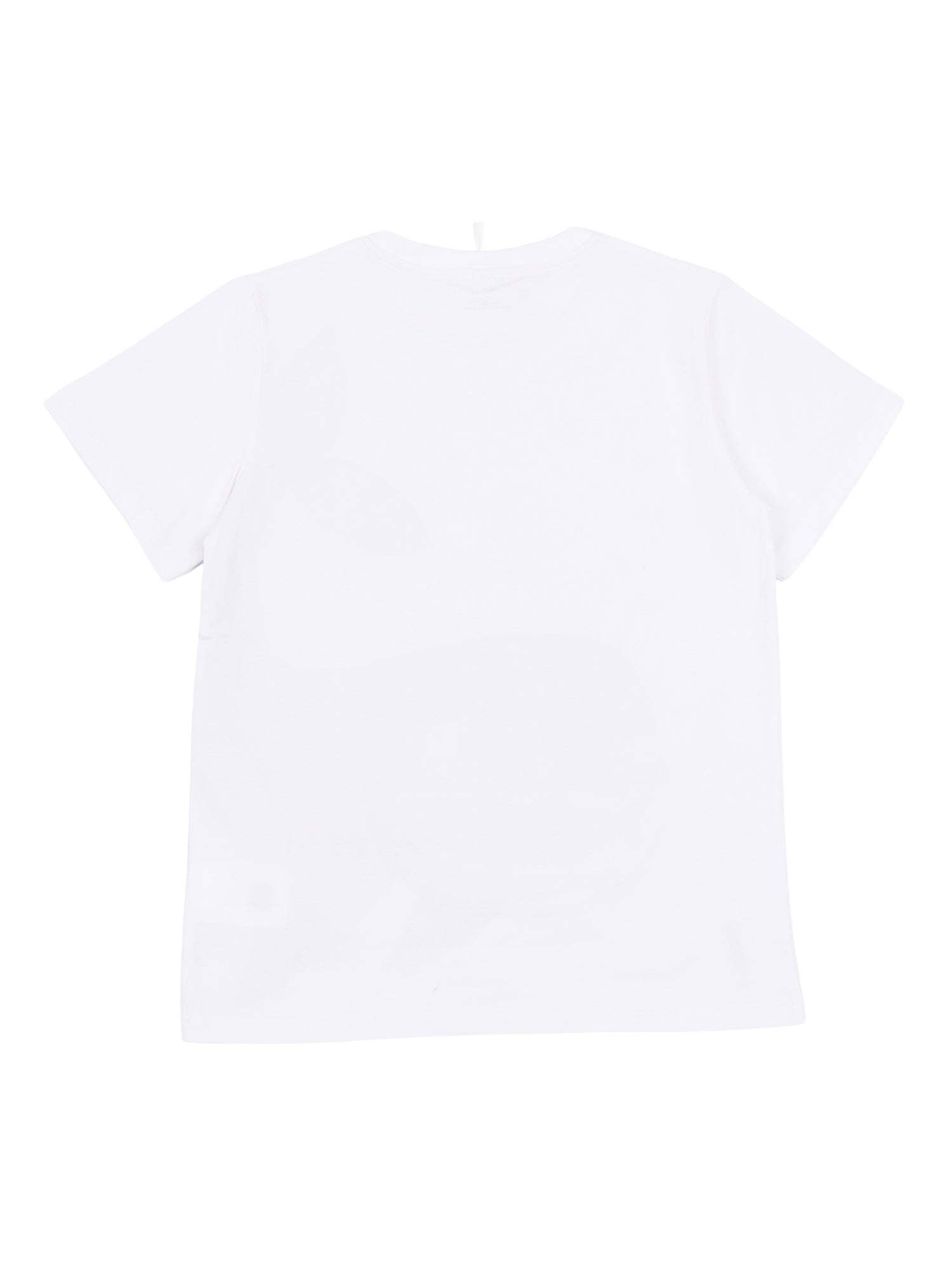 T-SHIRT-TOP White Cotton Short Sleeves T-shirt