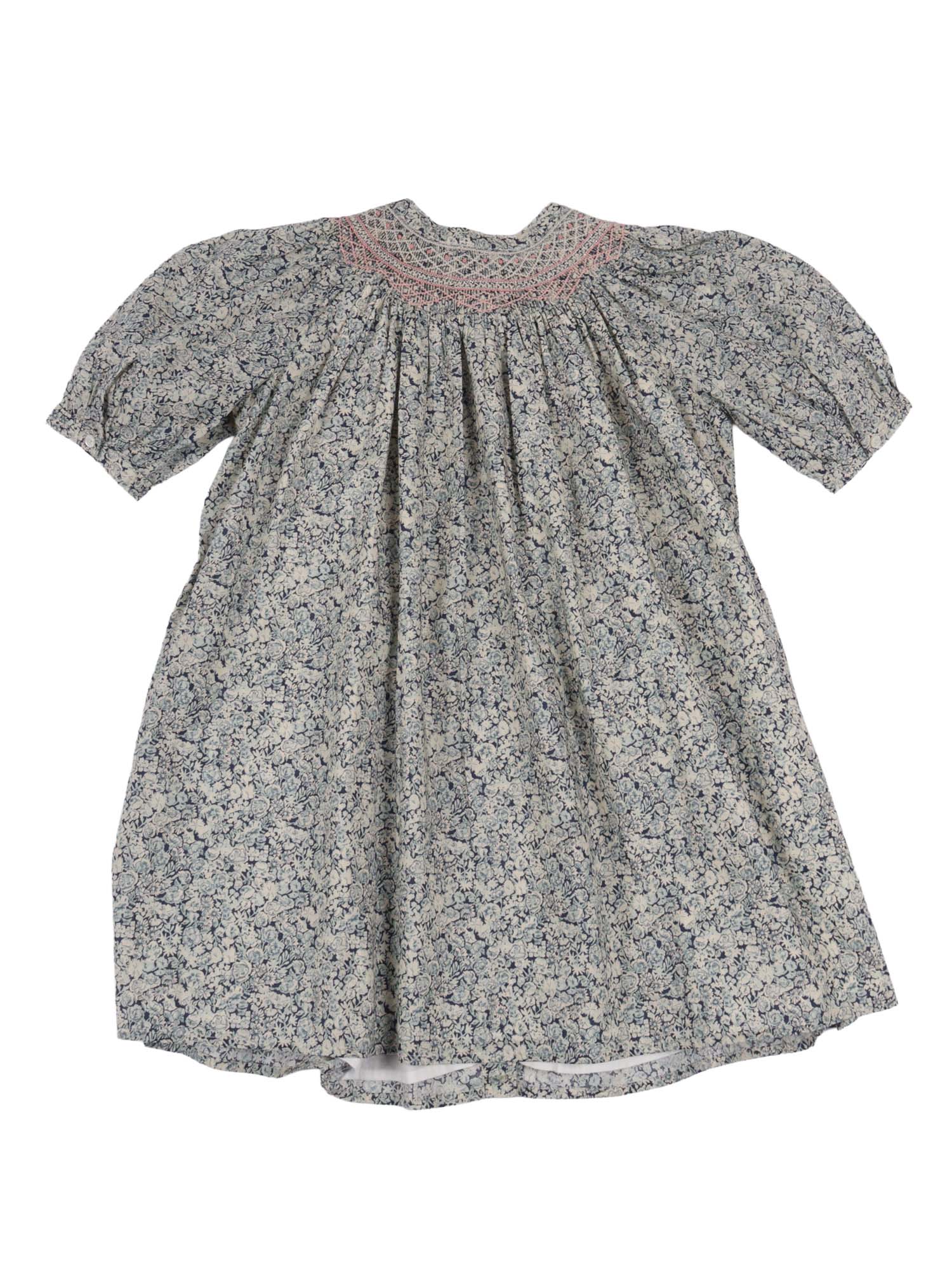LADWIGA DRESS Blue Organic Cotton