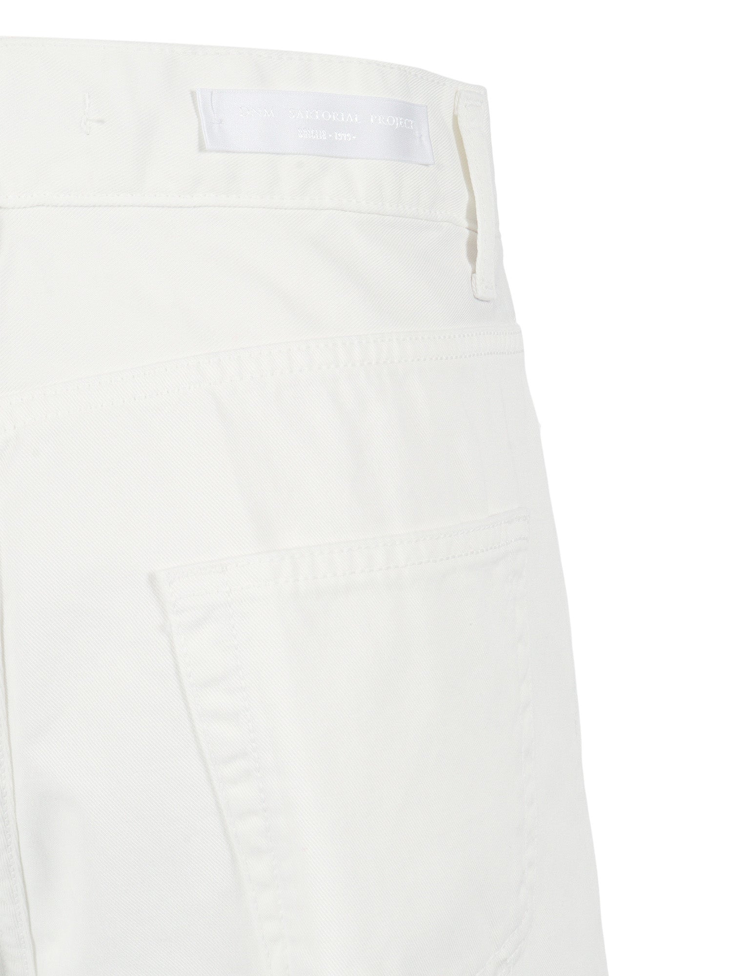 TROUSERS White Cotton Pant