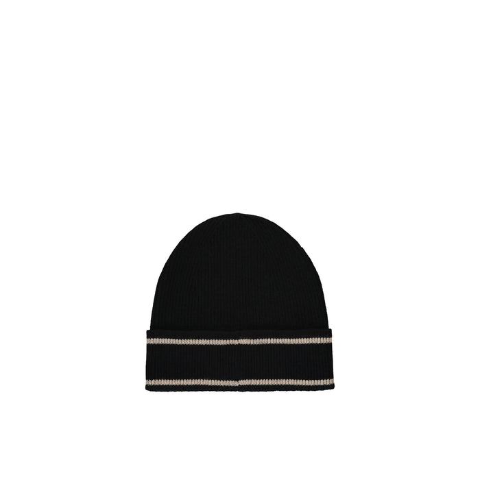 Balmain Wool Hat Black Merino