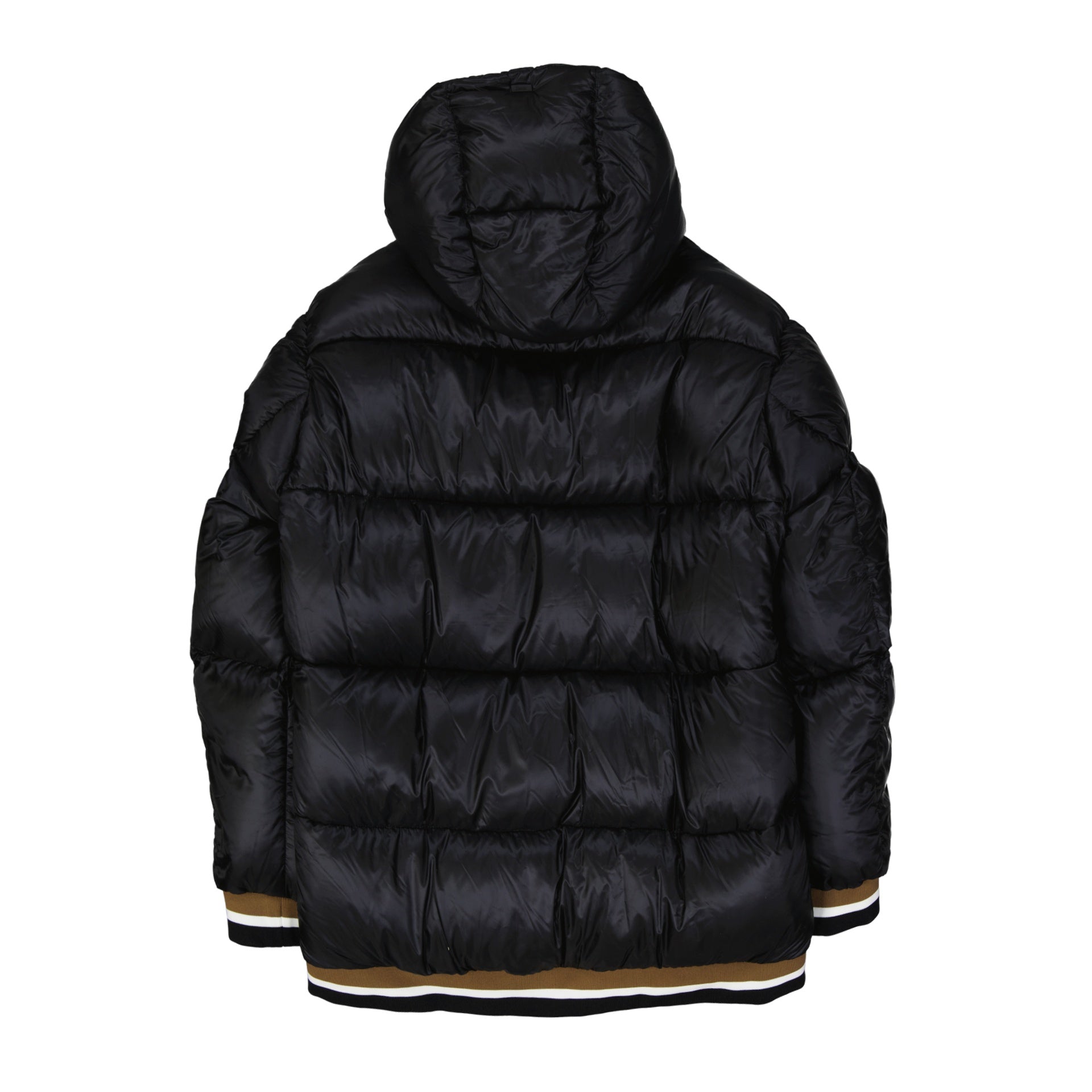 Herno Down Bomber Jacket Black Polyamide