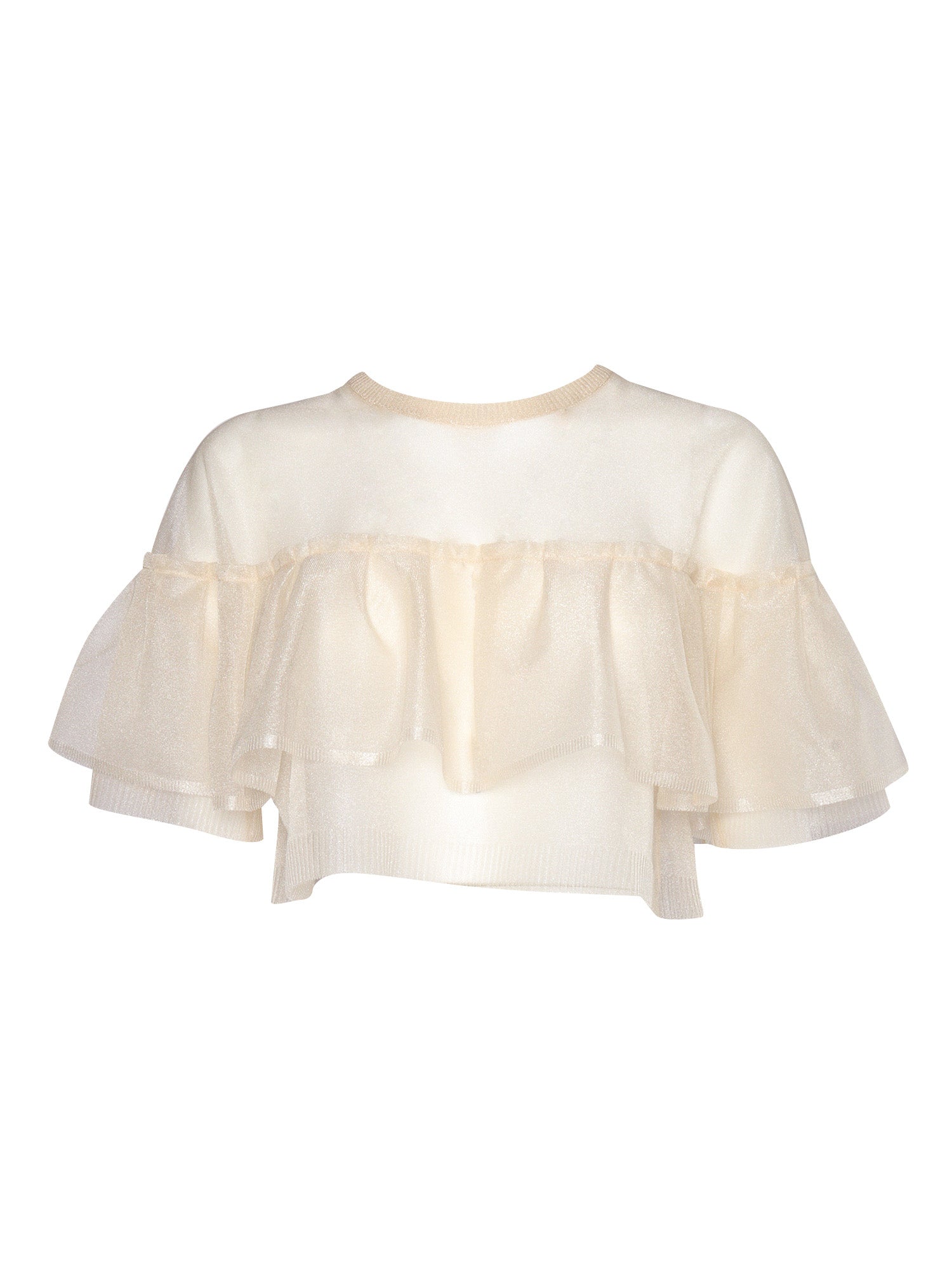 Sweater Beige Polyamide Polyester Top